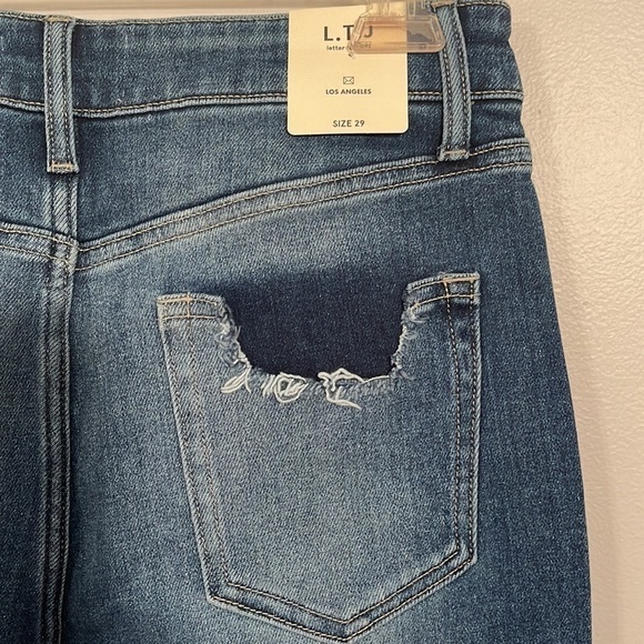 L.t.j. LETTER TO JULIET Siena Scoop Undone Hem Skinny Jeans - Picture 9 of 12